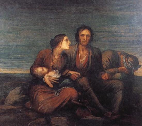 George Frederick watts,O.M.,R.A. The Irish Famine China oil painting art